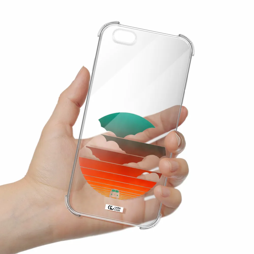 a logo of a boat Apple iPhone 6 plus Clear PC Case