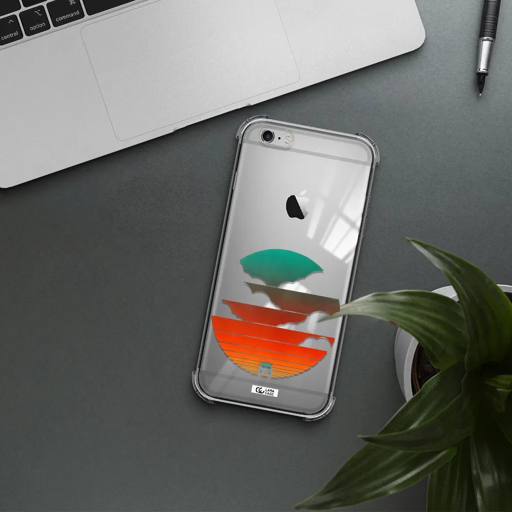 a logo of a boat Apple iPhone 6S Clear PC Case