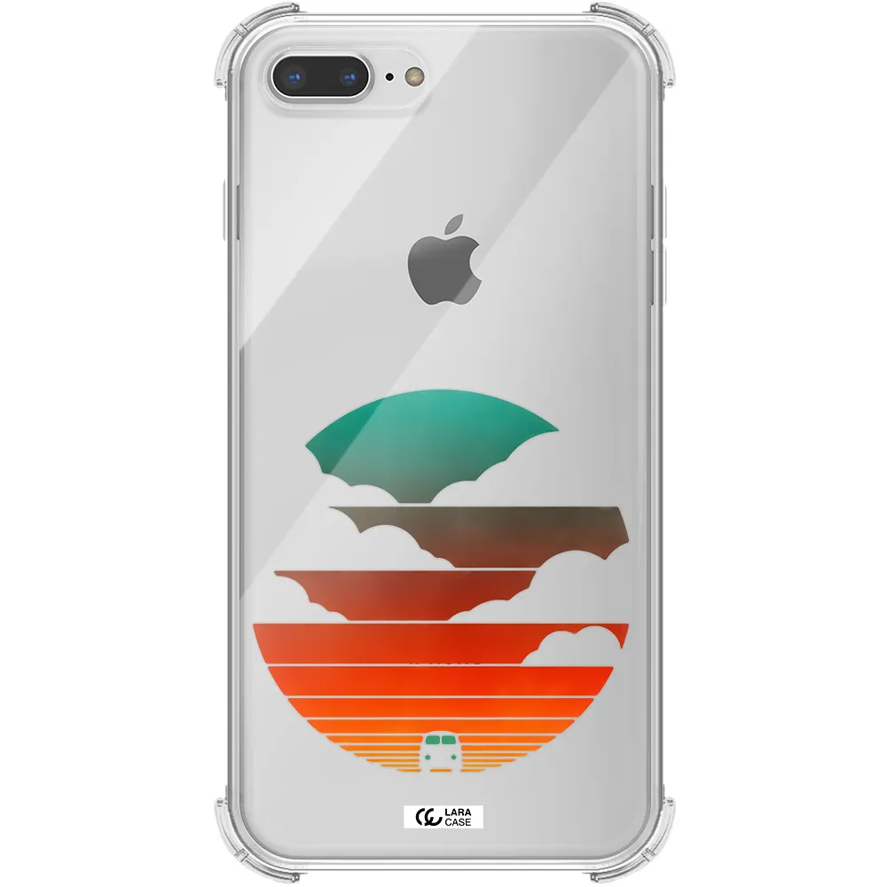 a logo of a boat Apple iPhone 7 plus Clear PC Case
