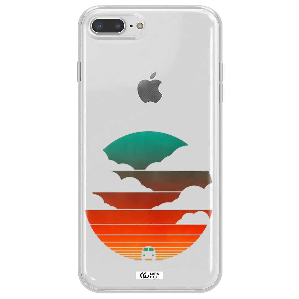 a logo of a boat Apple iPhone 7 plus Clear TPU Case