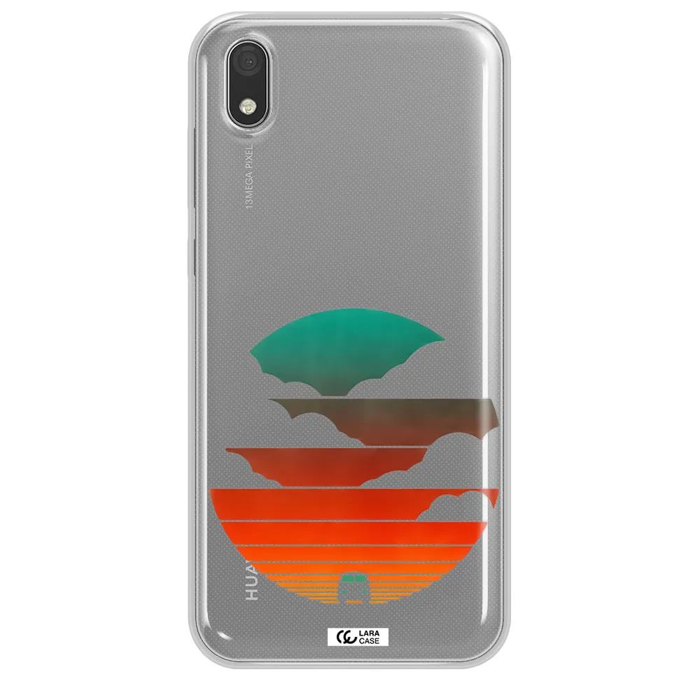 a logo of a boat Huawei Honor 8S Clear TPU Case