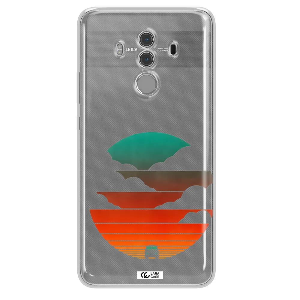 a logo of a boat Huawei Mate 10 Pro Clear TPU Case