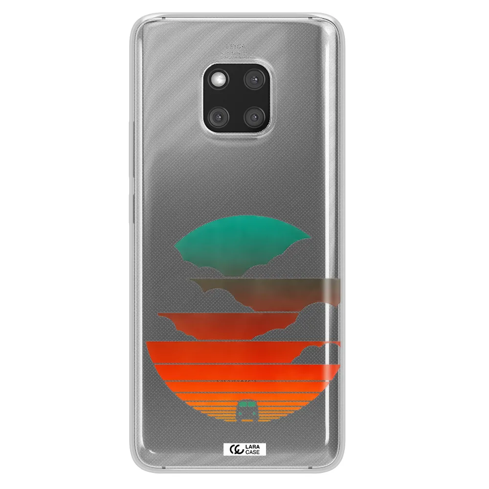 a logo of a boat Huawei Mate 20 Pro Clear TPU Case