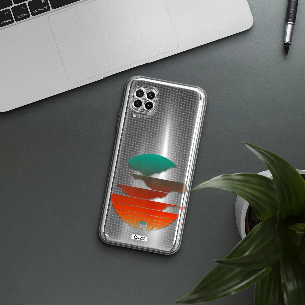 A Logo Of A Boat Huawei Nova 7I Clear Tpu Case