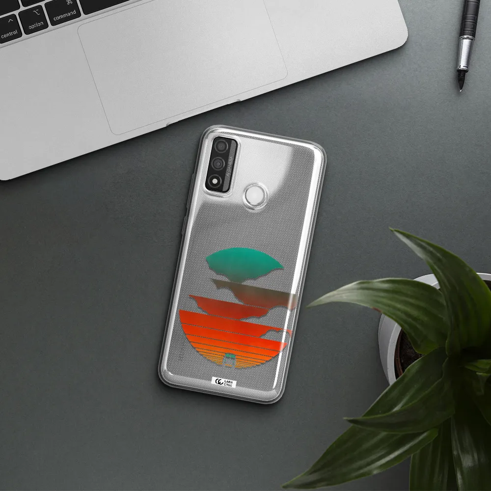 a logo of a boat Huawei P Smart 2020 Clear TPU Case