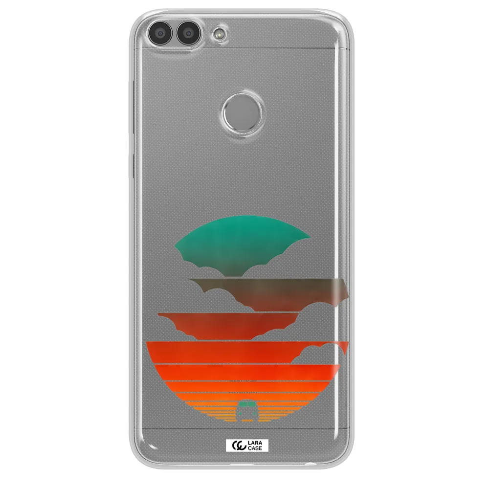 a logo of a boat Huawei P Smart Clear TPU Case