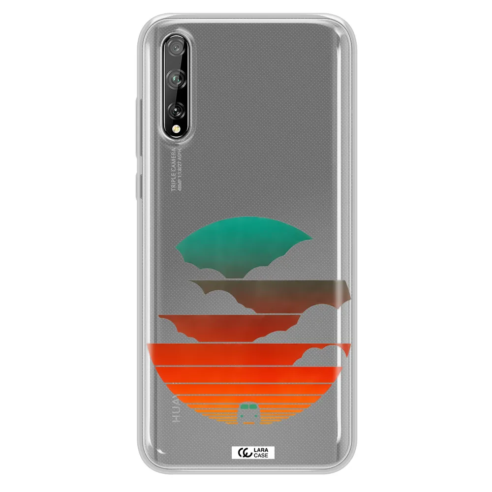 a logo of a boat Huawei P Smart S Clear TPU Case