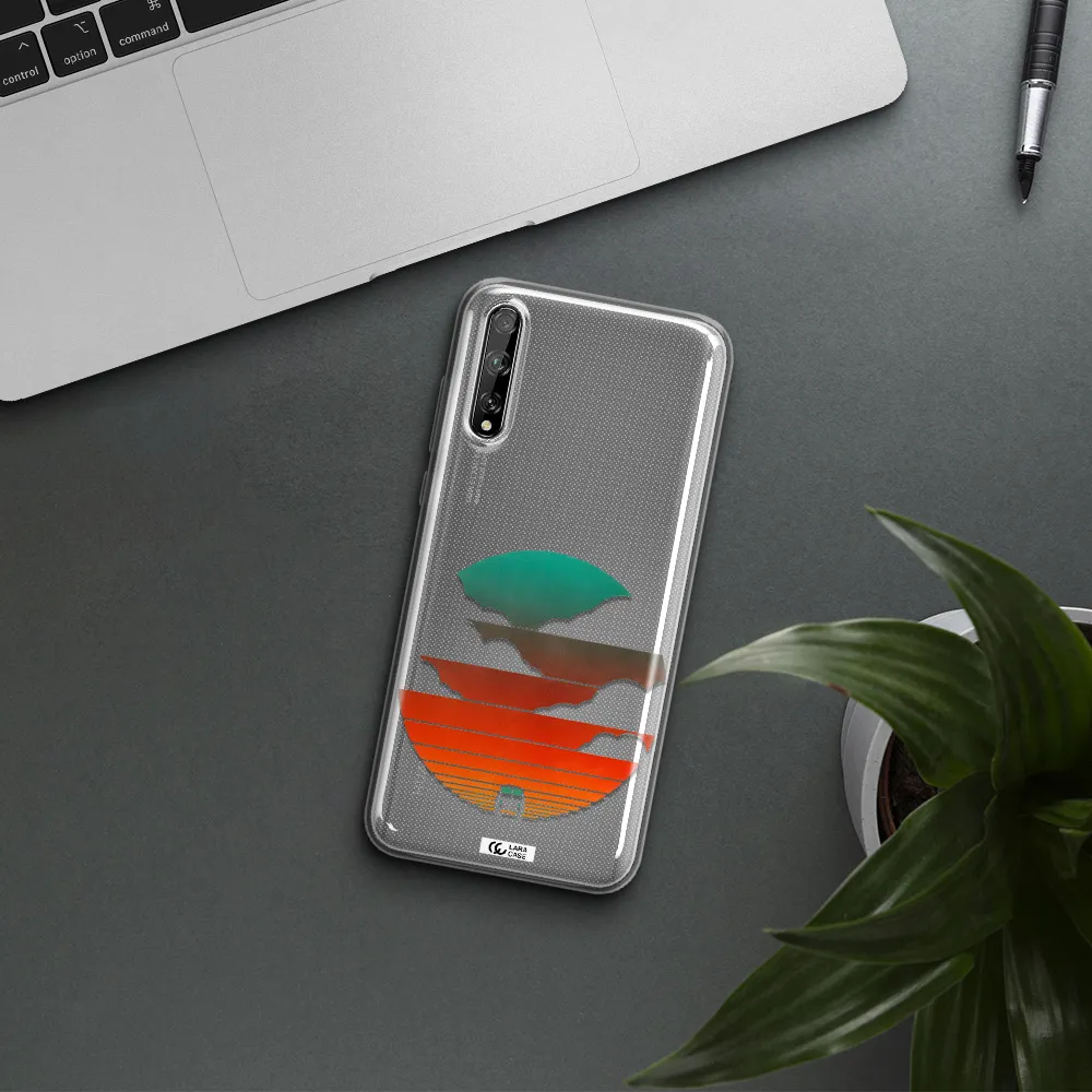 a logo of a boat Huawei P Smart S Clear TPU Case