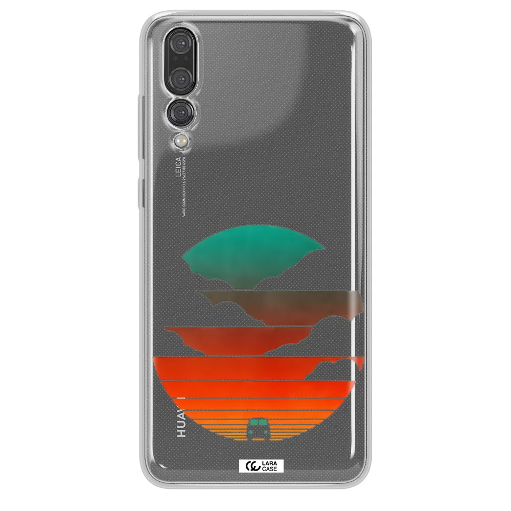 a logo of a boat Huawei P20 Pro Clear TPU Case