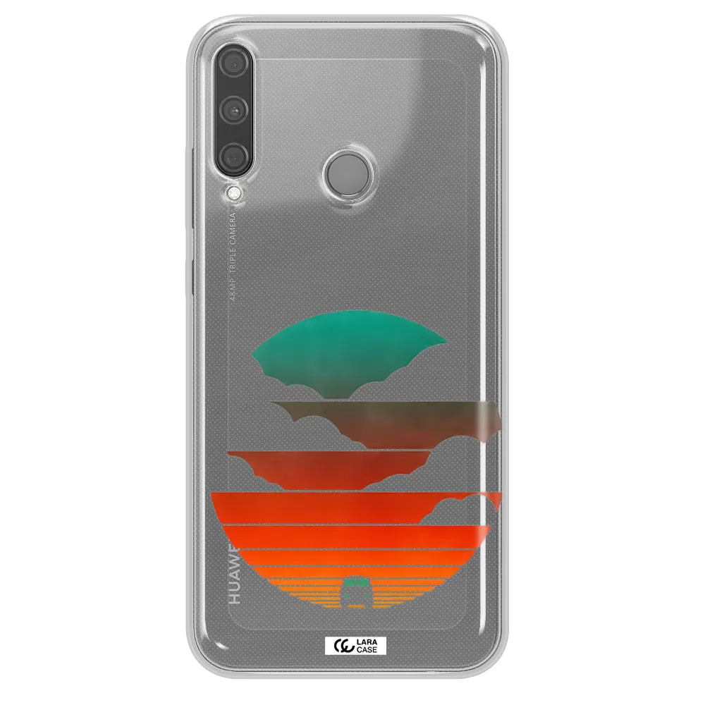 a logo of a boat Huawei P40 Lite E Clear TPU Case