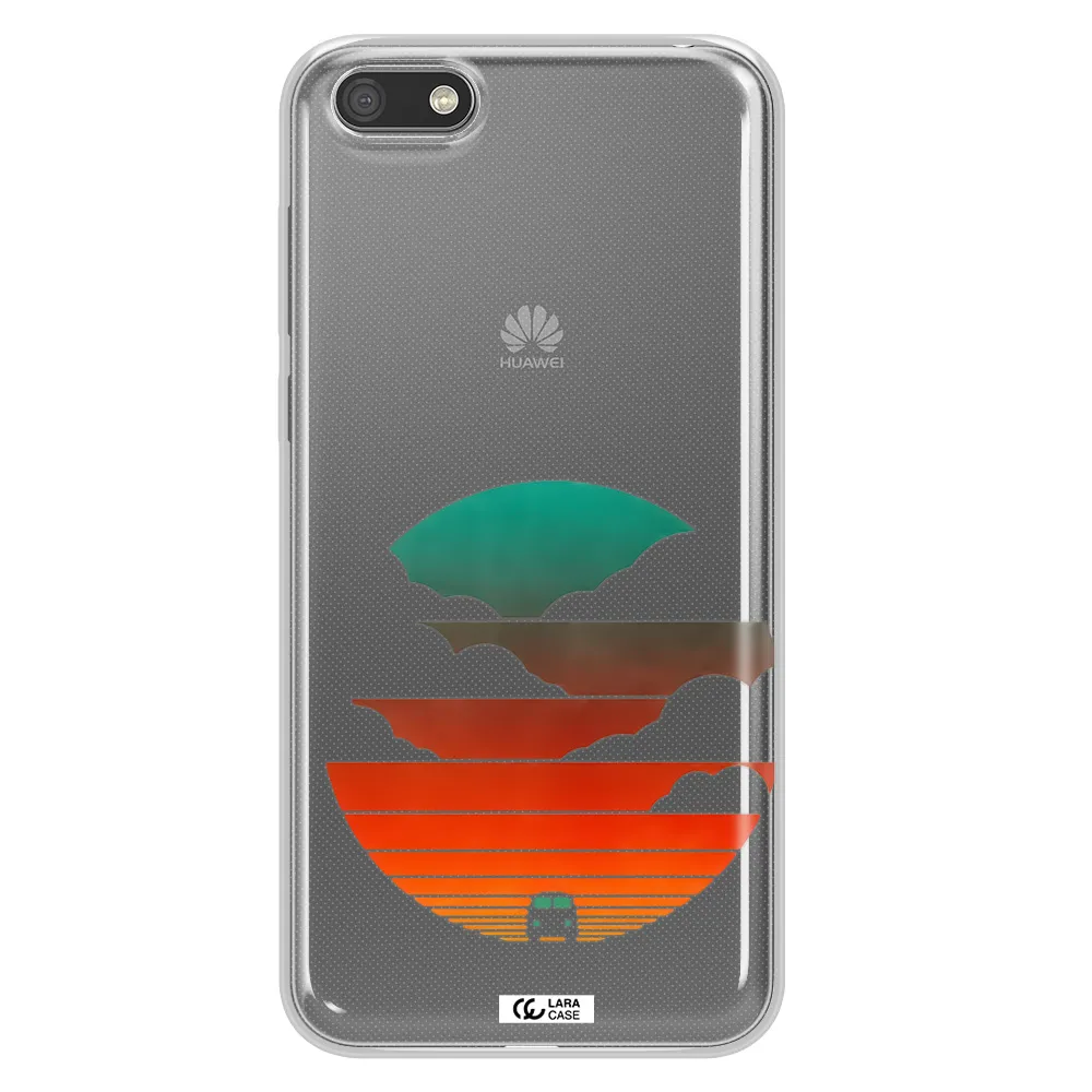a logo of a boat Huawei Y5 2018 Clear TPU Case
