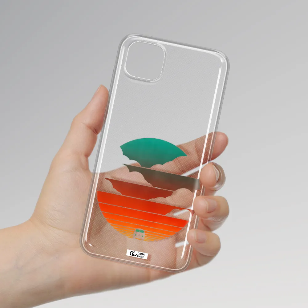 a logo of a boat Huawei Y5P Clear TPU Case