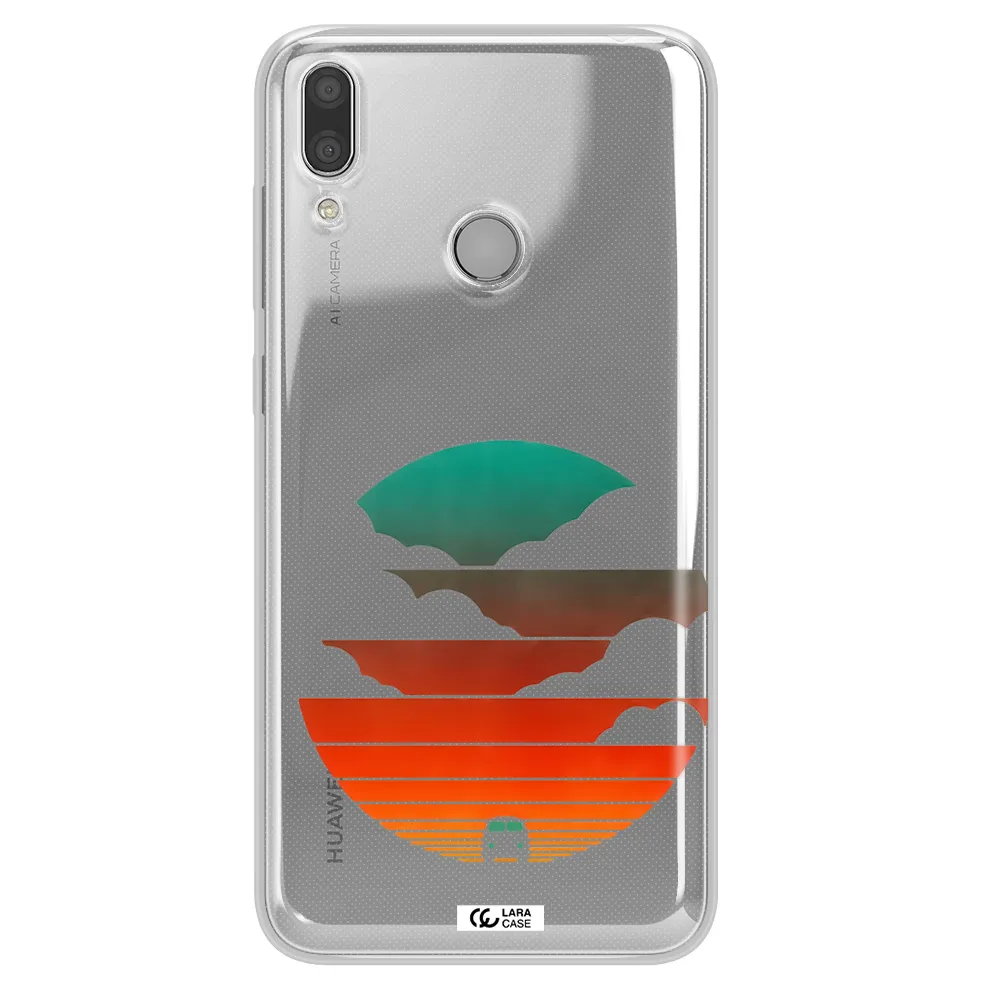 a logo of a boat Huawei Y9 2019 Clear TPU Case