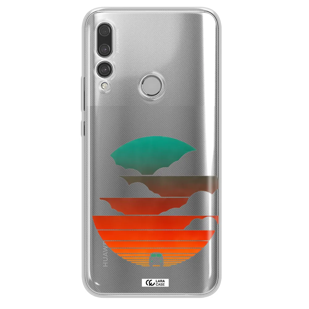 a logo of a boat Huawei Y9 Prime 2019 Clear TPU Case
