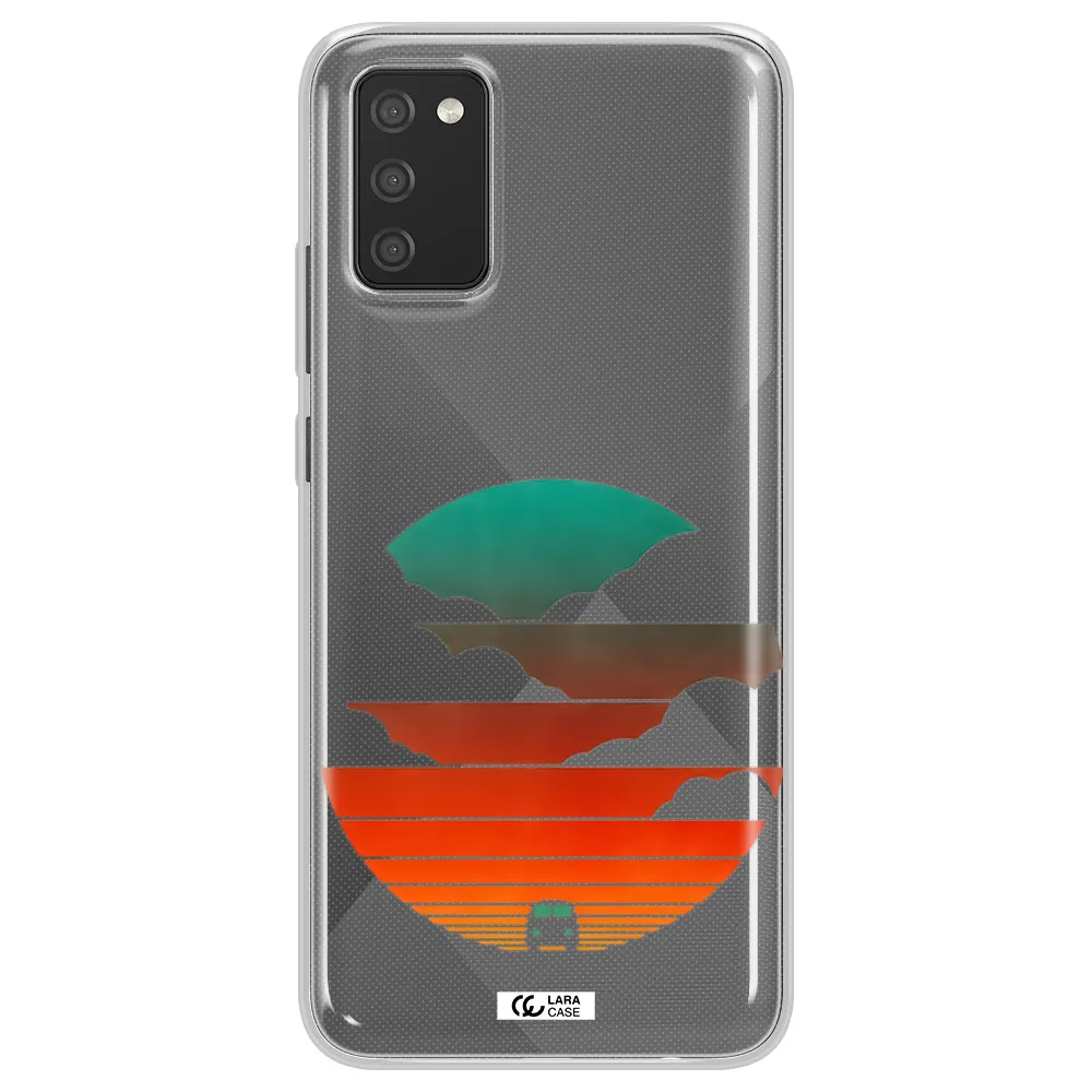 a logo of a boat Samsung A02S Clear TPU Case