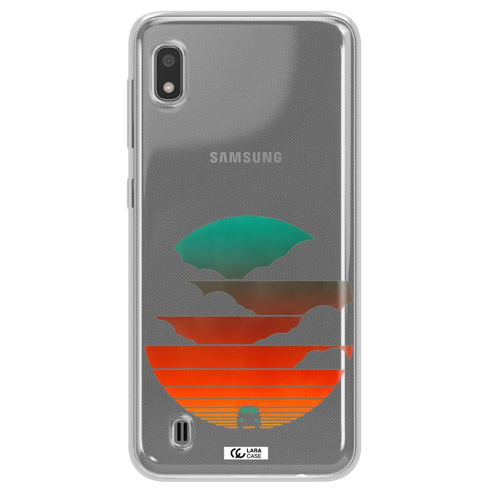 a logo of a boat Samsung A10 Clear TPU Case