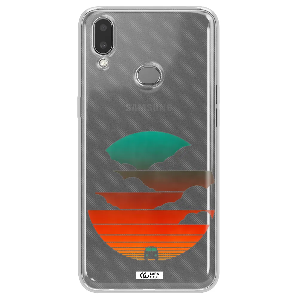 a logo of a boat Samsung A10S Clear TPU Case