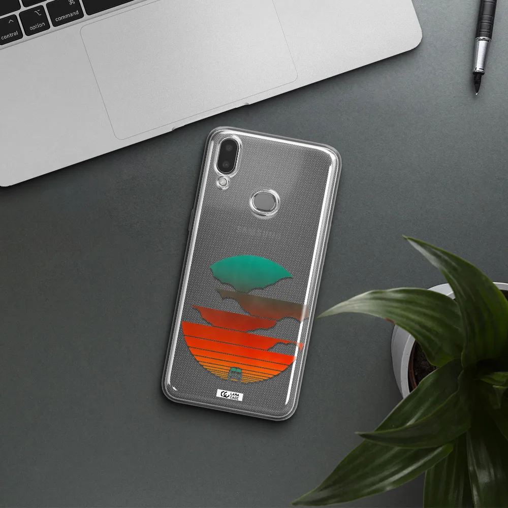 a logo of a boat Samsung A10S Clear TPU Case