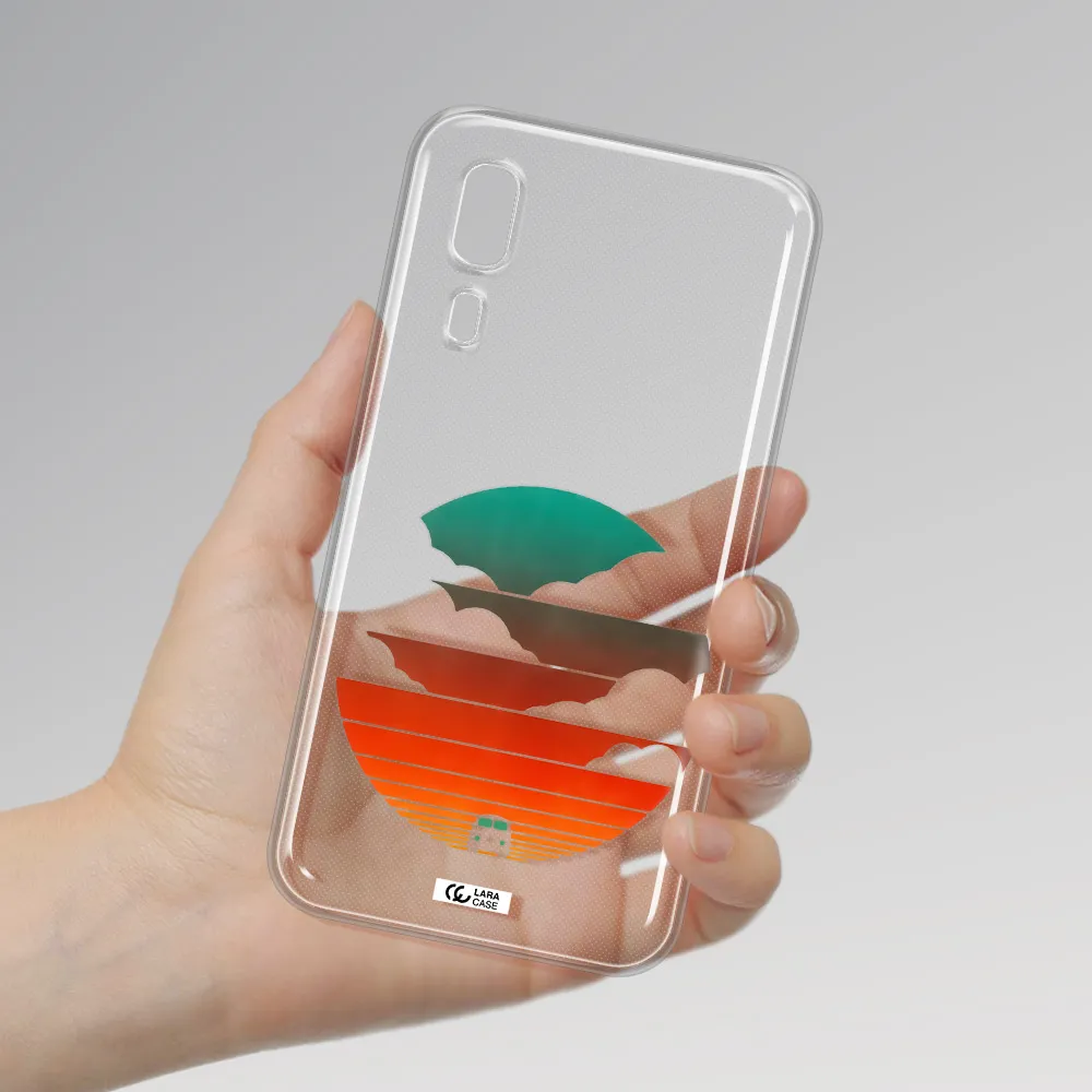 a logo of a boat Samsung A2 Core Clear TPU Case