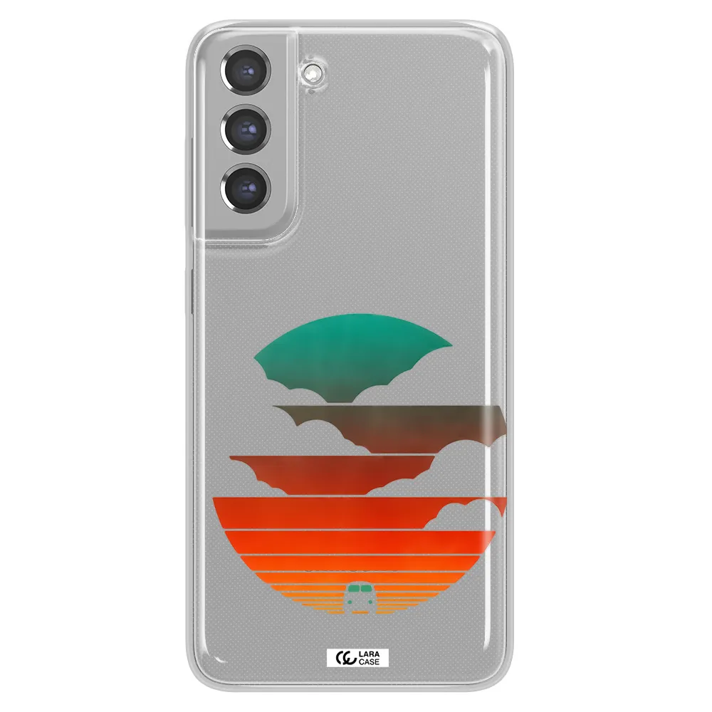 a logo of a boat Samsung A21 Fe Clear TPU Case