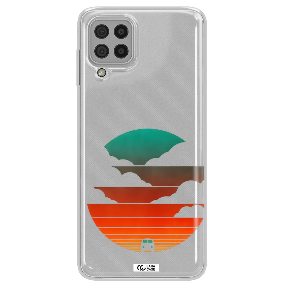 a logo of a boat Samsung A22 4g Clear TPU Case