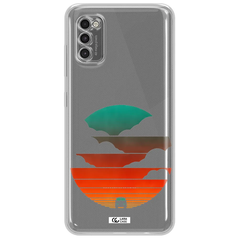 A Logo Of A Boat Samsung A41 Clear Tpu Case