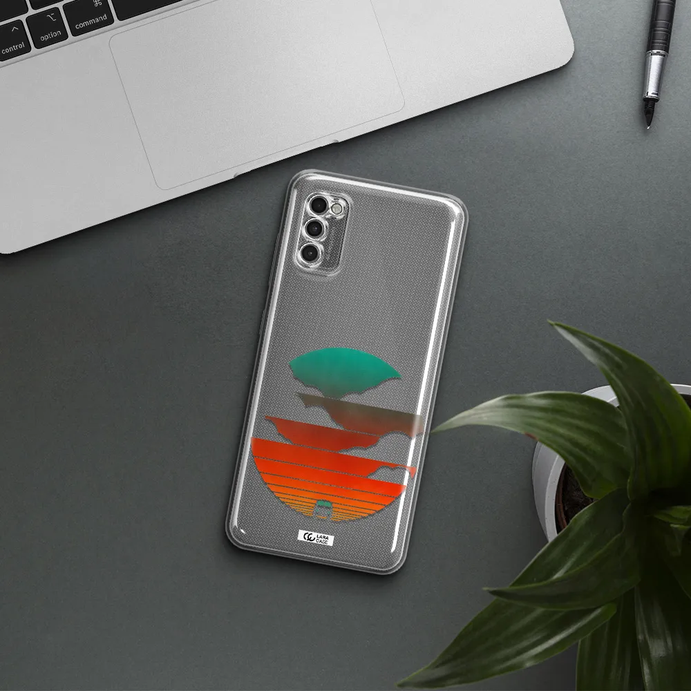 A Logo Of A Boat Samsung A41 Clear Tpu Case