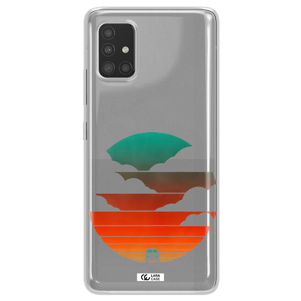a logo of a boat Samsung A51 Clear TPU Case