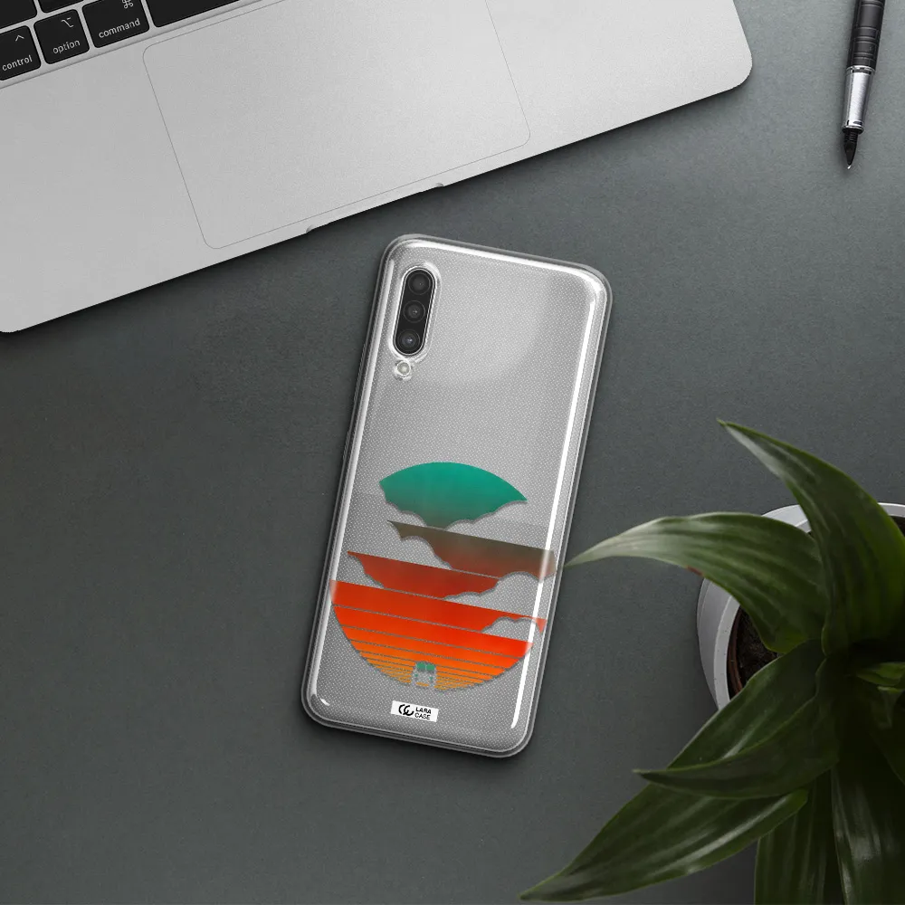 a logo of a boat Samsung A90 Clear TPU Case