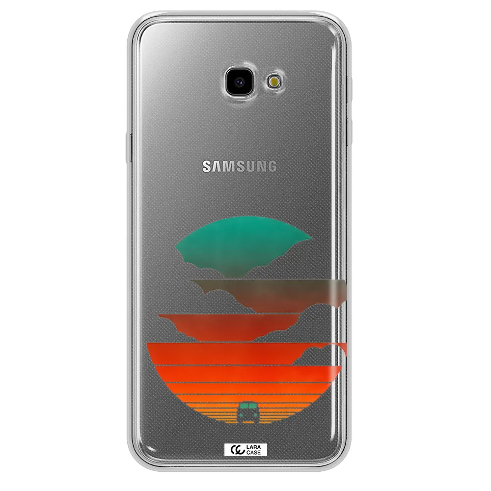 a logo of a boat Samsung J4 Plus Clear TPU Case