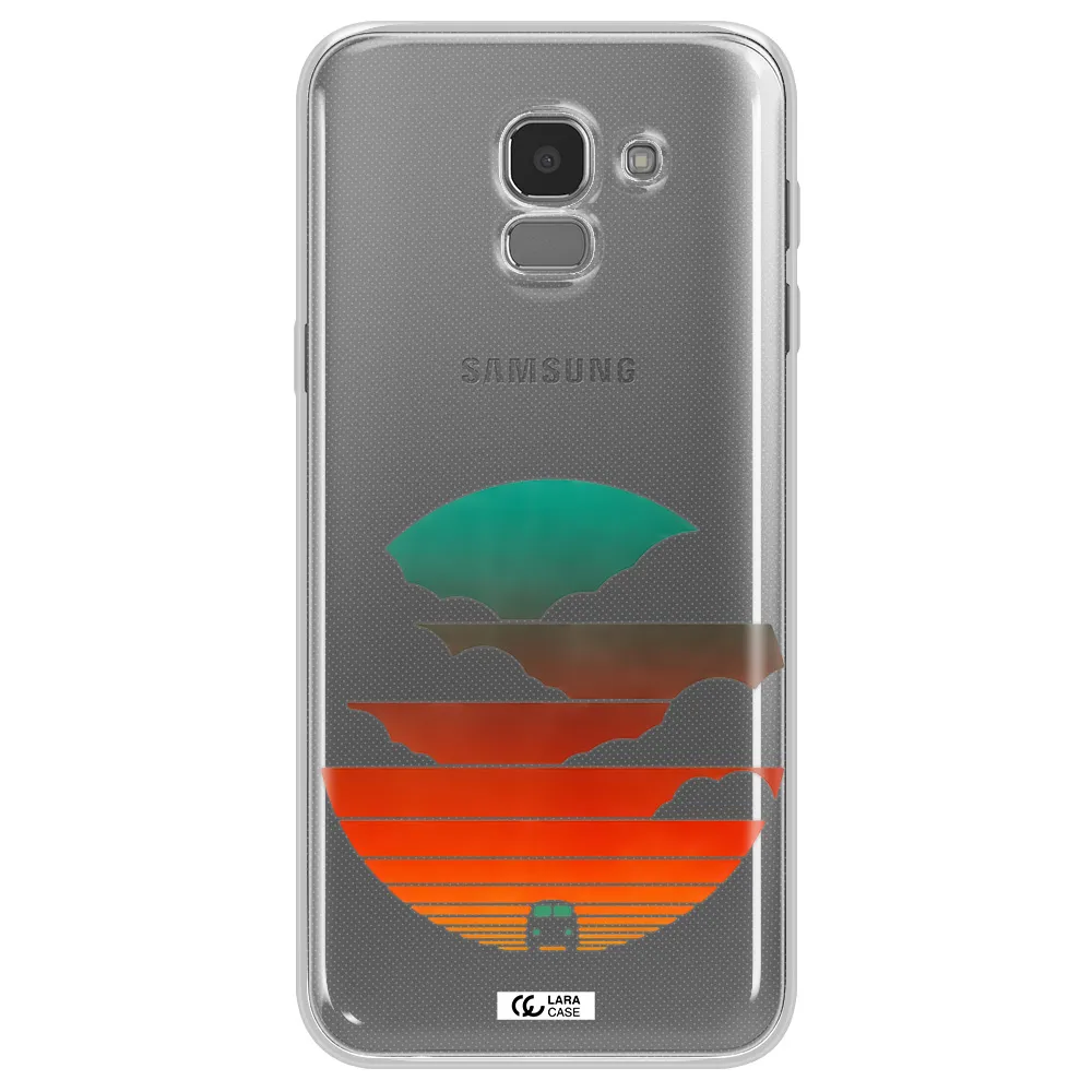 a logo of a boat Samsung J6 Clear TPU Case
