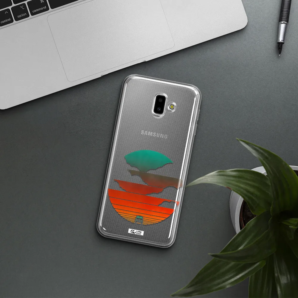 a logo of a boat Samsung J6 Plus Clear TPU Case