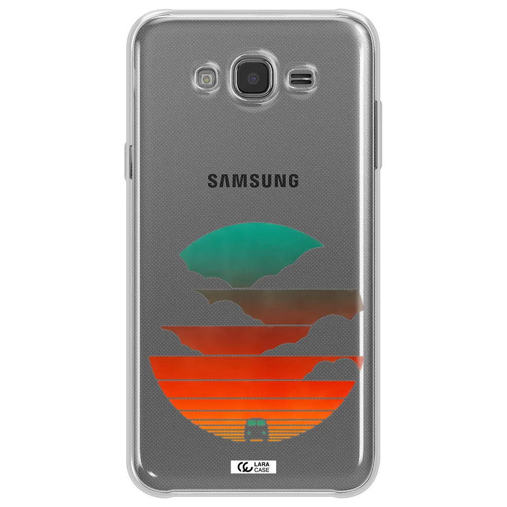 a logo of a boat Samsung J7 2015 Clear TPU Case