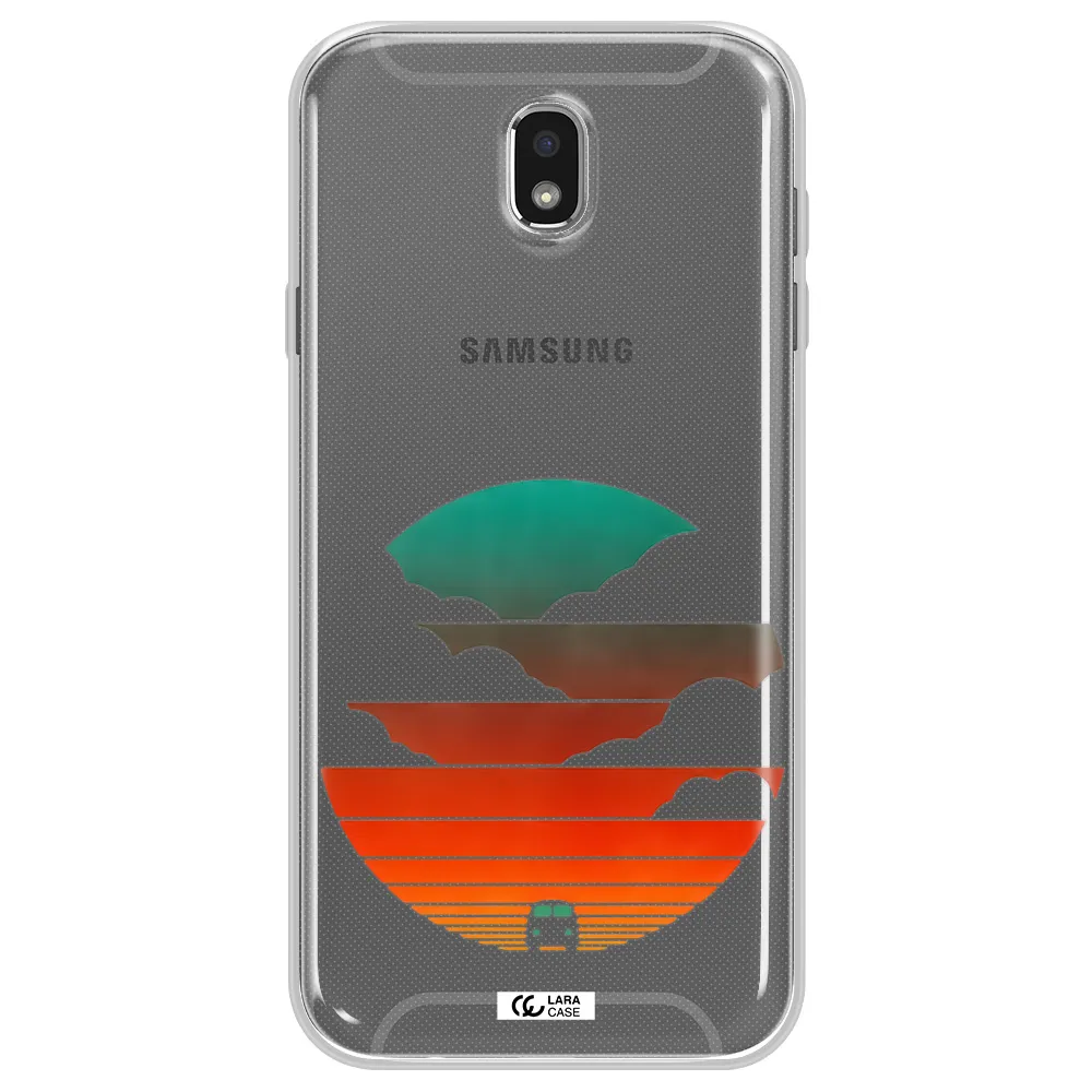 a logo of a boat Samsung J7 Pro Clear TPU Case