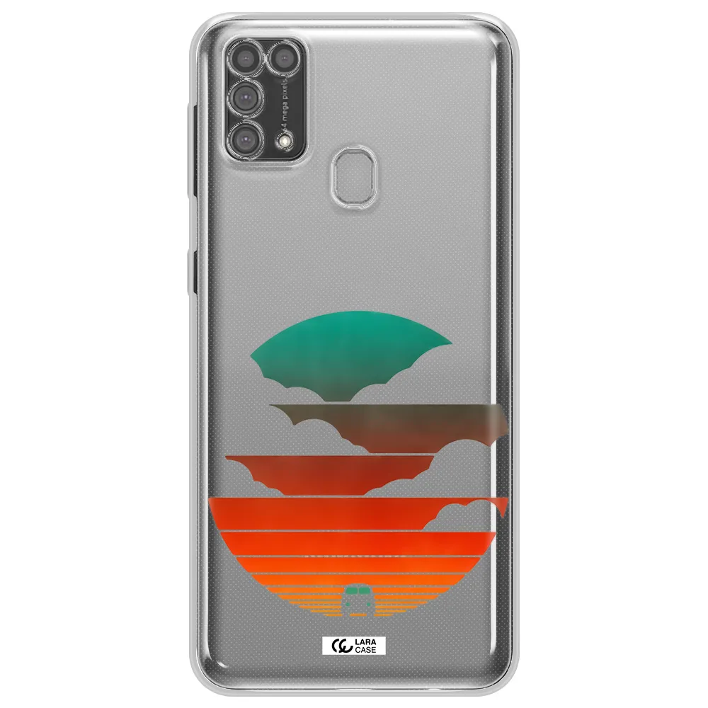 a logo of a boat Samsung M31 Clear TPU Case