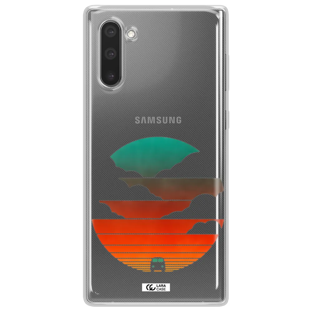 a logo of a boat Samsung Note 10 Clear TPU Case