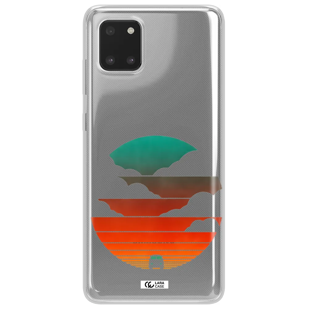 a logo of a boat Samsung Note 10 Lite Clear TPU Case