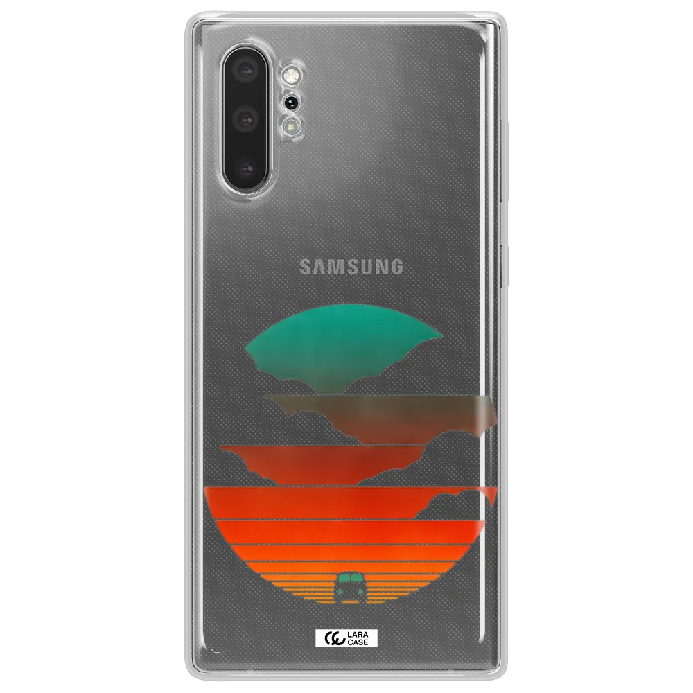 a logo of a boat Samsung Note 10 Plus Clear TPU Case