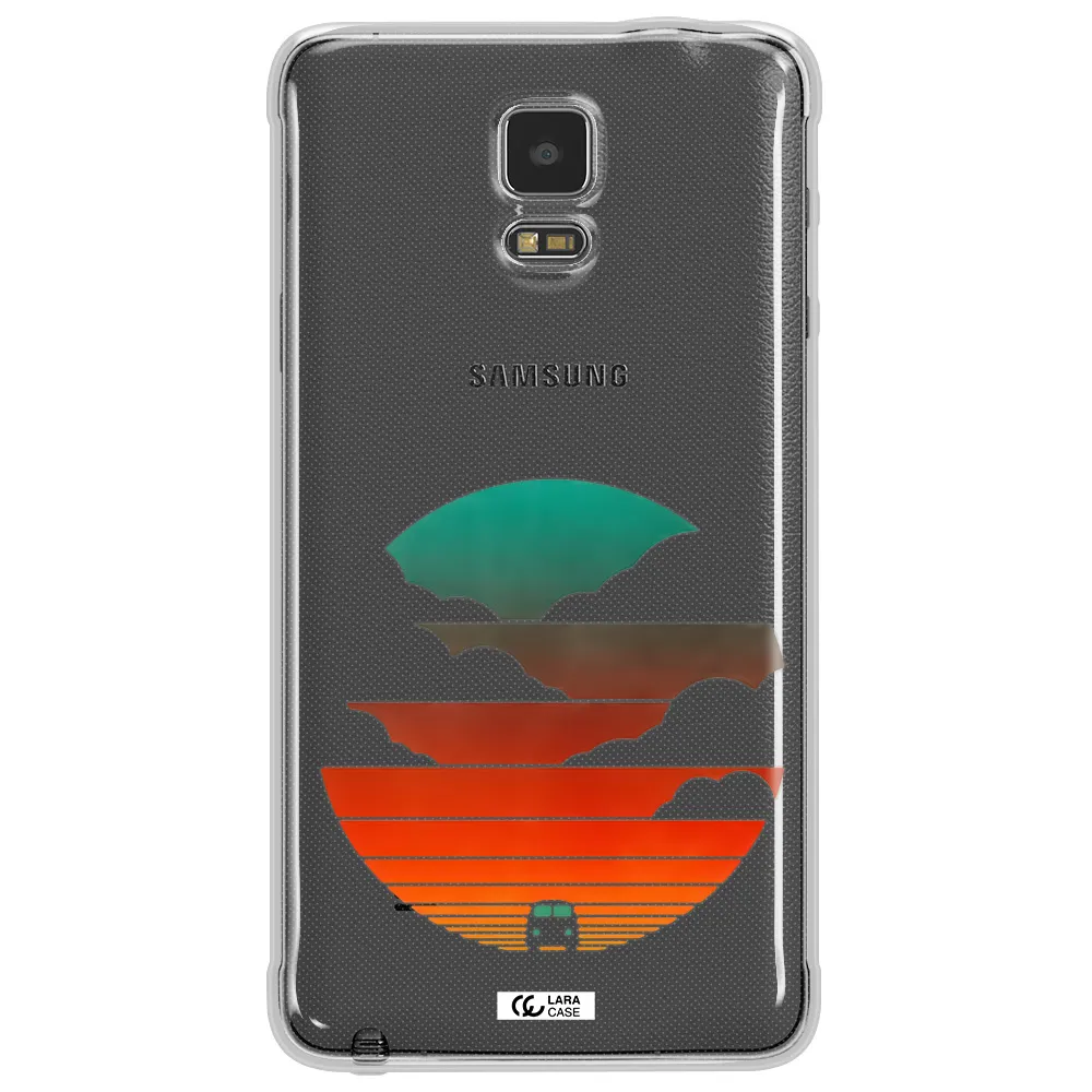 a logo of a boat Samsung Note 4 Clear TPU Case