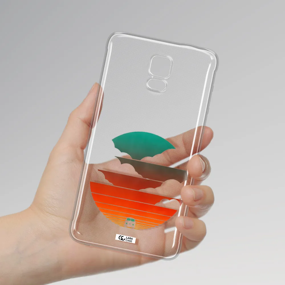 a logo of a boat Samsung Note 4 Clear TPU Case