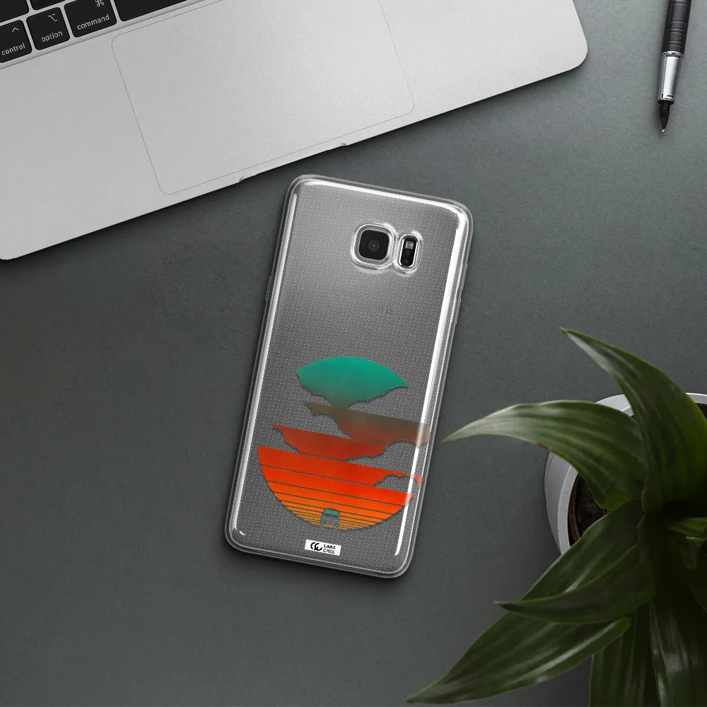 a logo of a boat Samsung Note 5 Clear TPU Case