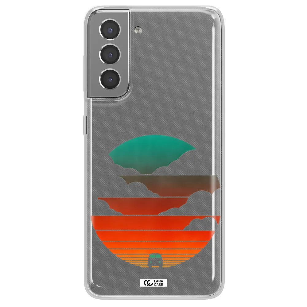 a logo of a boat Samsung S21 Plus Clear TPU Case