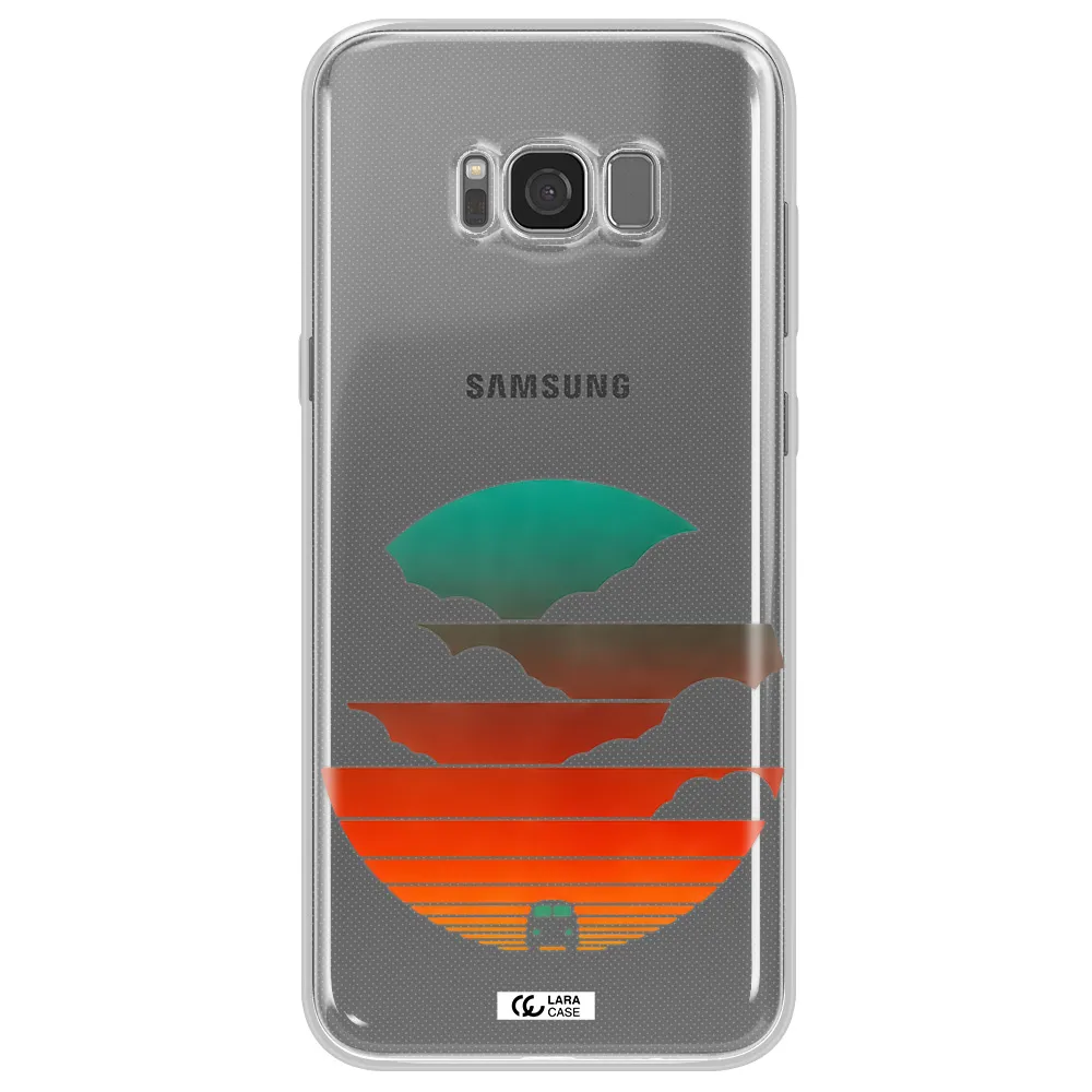 a logo of a boat Samsung S8 Plus Clear TPU Case