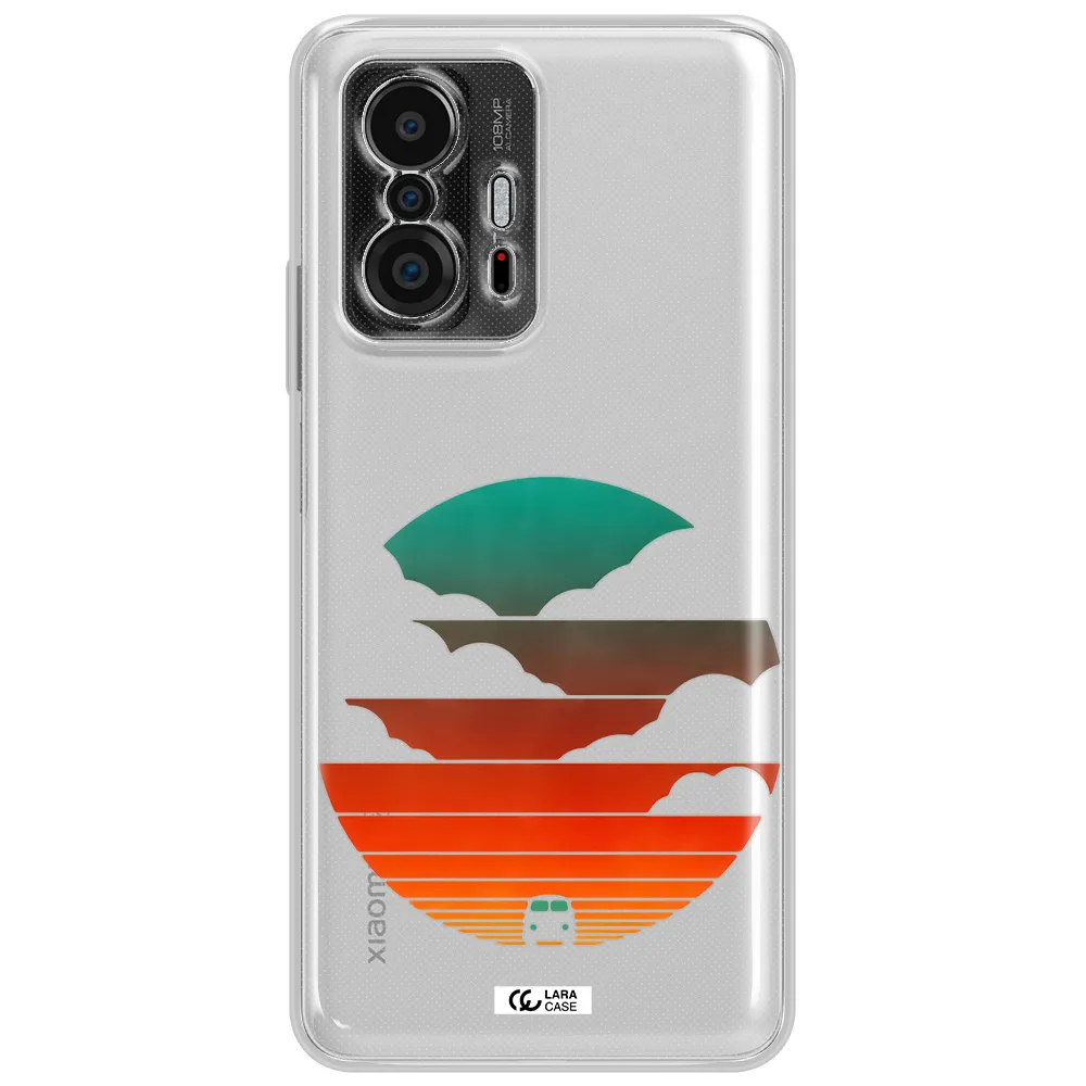 A Logo Of A Boat Xiaomi 11T Clear Tpu Case