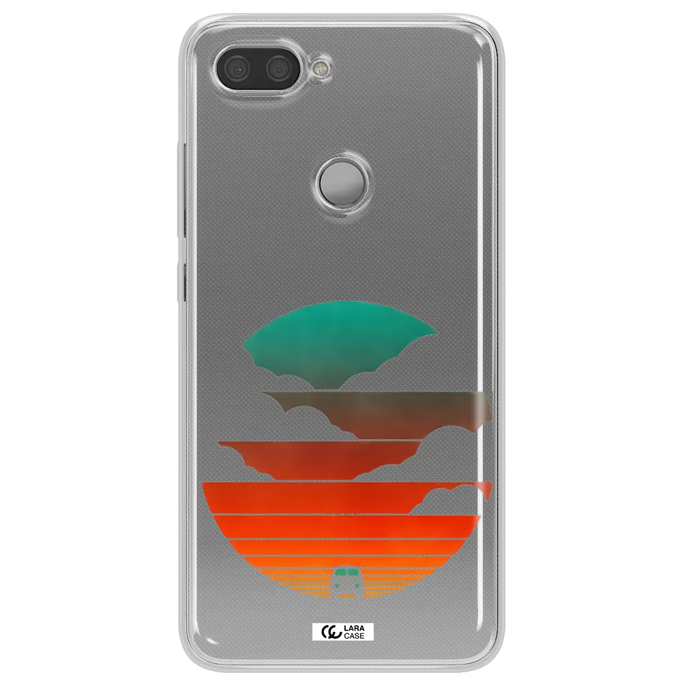 a logo of a boat Xiaomi Mi 8 Lite Clear TPU Case