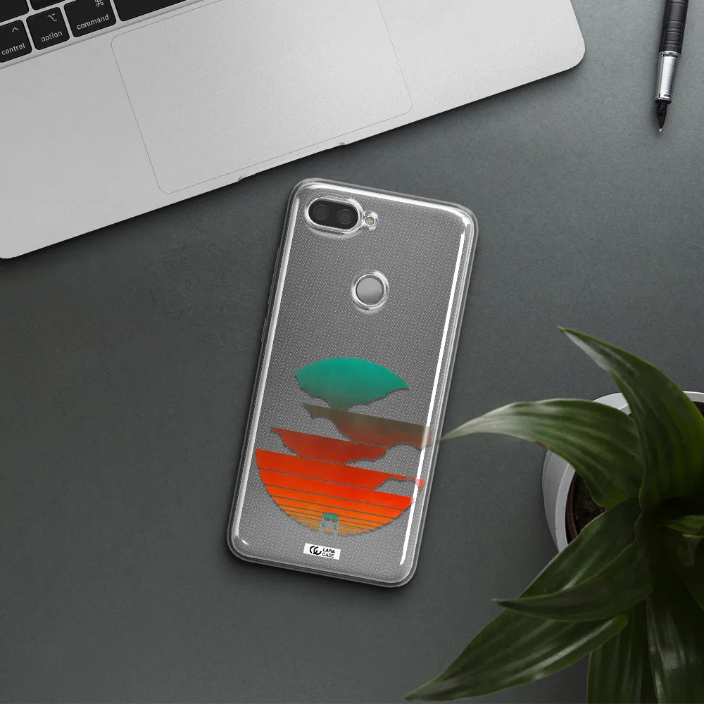 a logo of a boat Xiaomi Mi 8 Lite Clear TPU Case