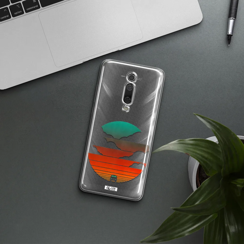 a logo of a boat Xiaomi Mi 9T Clear TPU Case