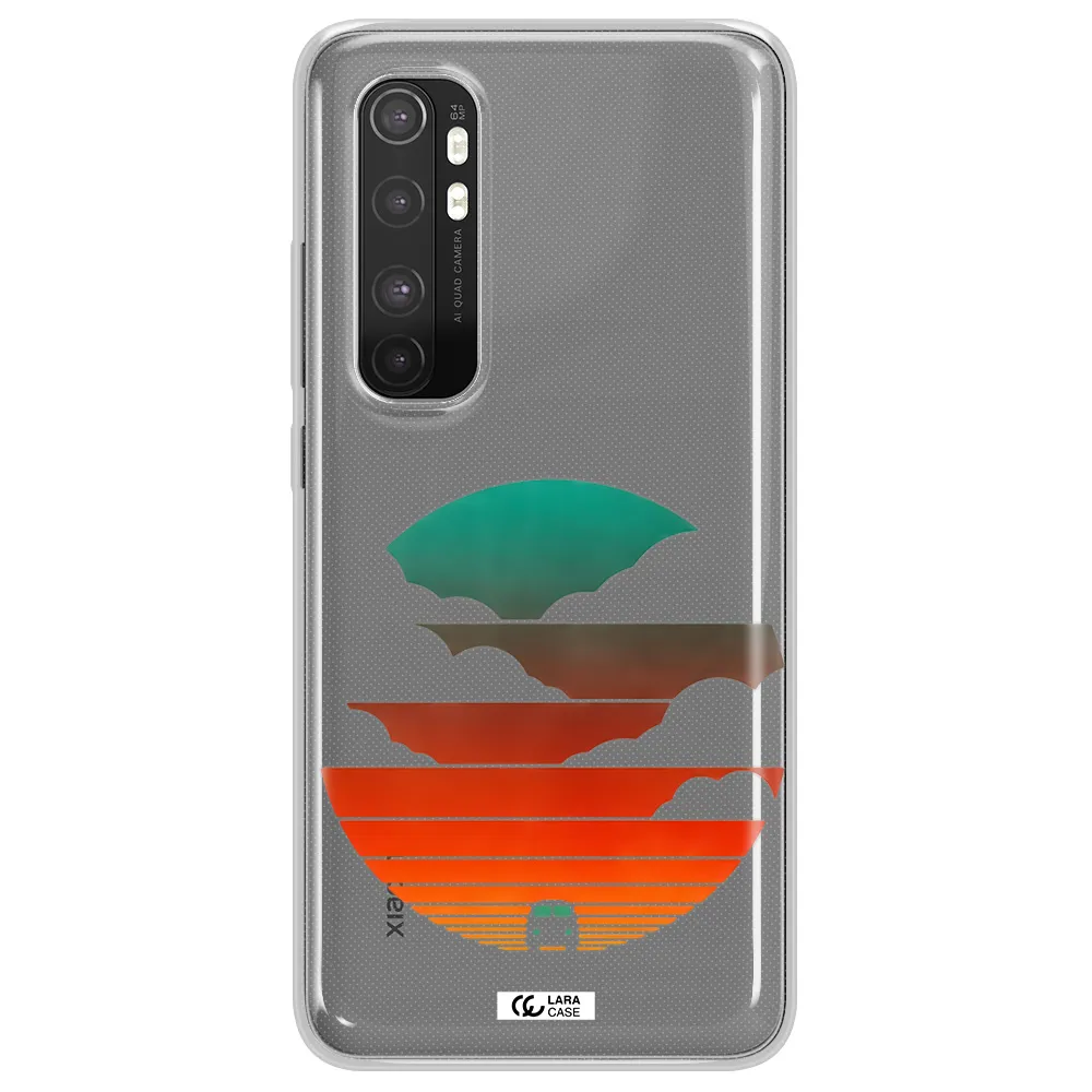a logo of a boat Xiaomi Mi Note 10 Lite Clear TPU Case