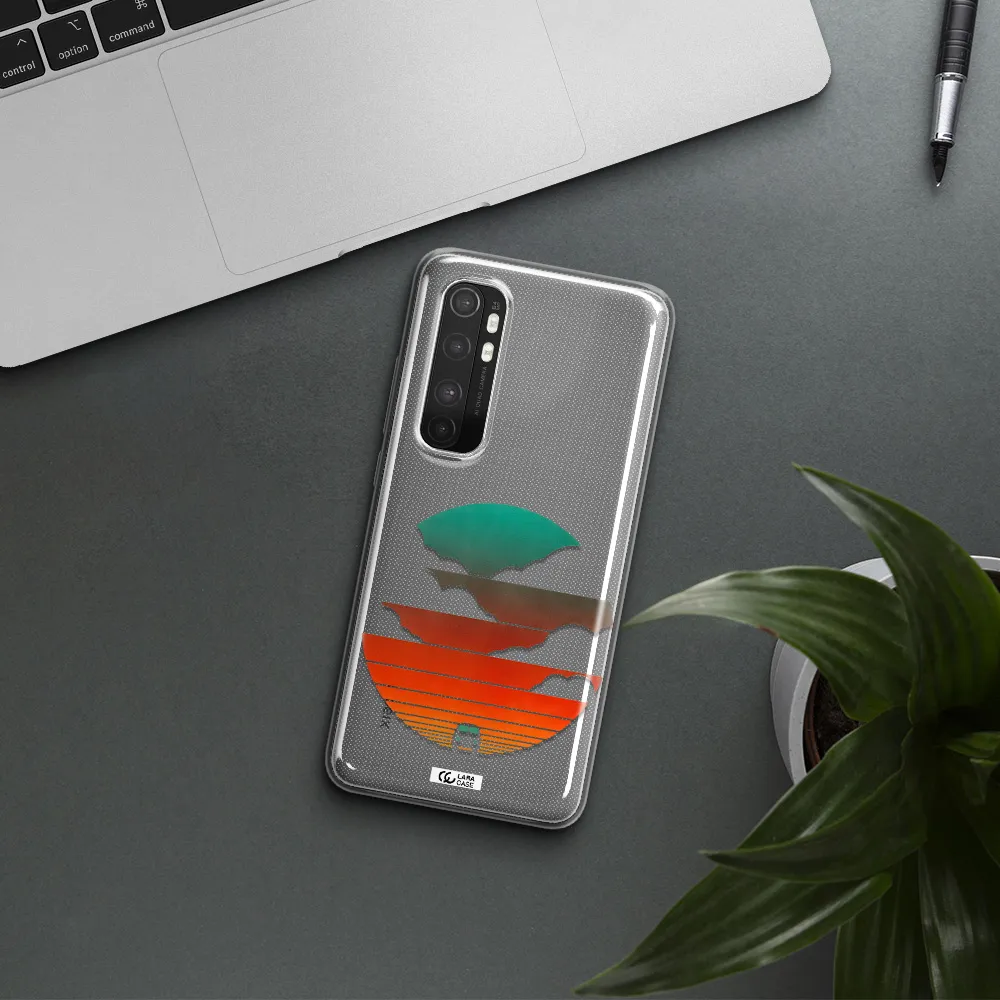 a logo of a boat Xiaomi Mi Note 10 Lite Clear TPU Case