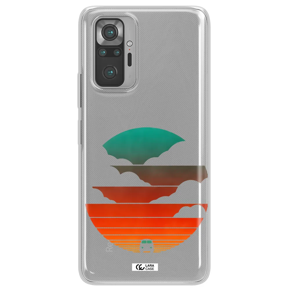 a logo of a boat Xiaomi Note 10 Pro Clear TPU Case
